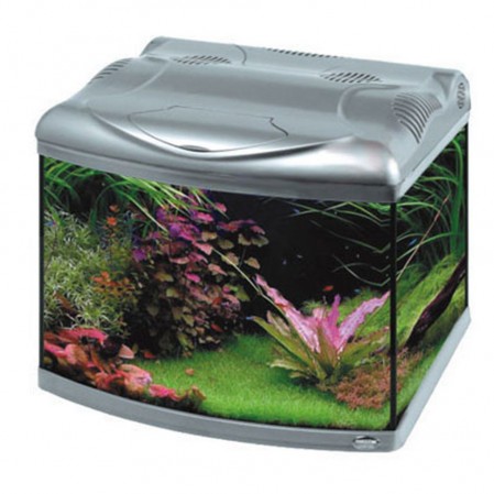 Аквариум 105 л с гнутым передн. стеклом+ фильтр BEAUT-700, 70,5x46,5x55 см серебряный