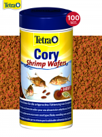 Tetra Cory Shrimp Wafers, 100 мл — корм‑пластинки с добавлением креветок для сомиков-коридорасов