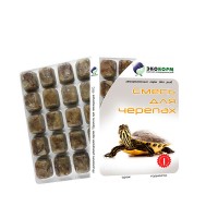 Замороженный корм для рыб «Экокорм» Смесь для черепах , блистер 100г